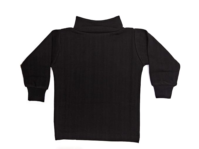 Tangy Kids New Born Infant Baby Boys and Baby Girls Full Sleeves Turtle High Neck Cream Skiwi in Plain Solid Color - Image 4